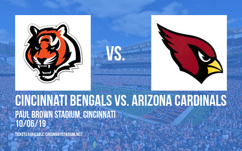PARKING: Cincinnati Bengals vs. Arizona Cardinals at Paul Brown Stadium tickets PARKING: Cincinnati Bengals vs. Arizona Cardinals at Paul Brown Stadium