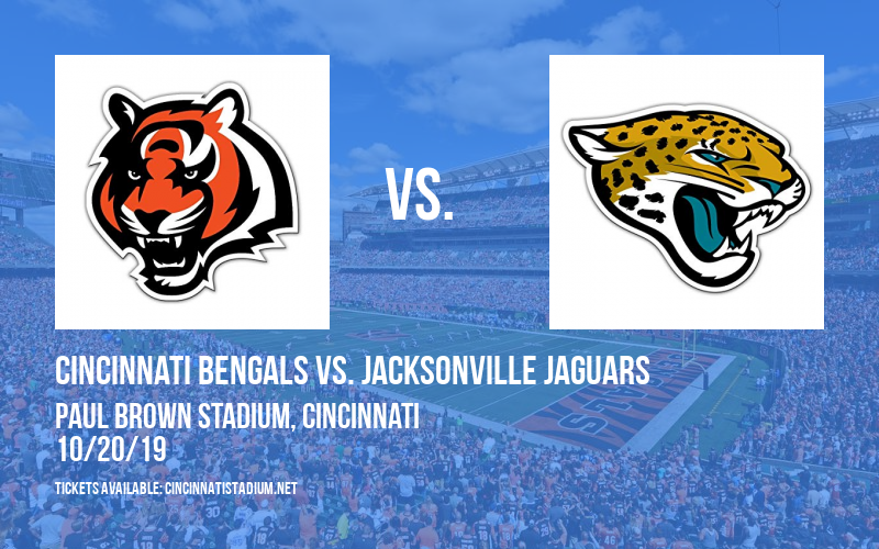 Cincinnati Bengals vs. Jacksonville Jaguars Tickets 20th October