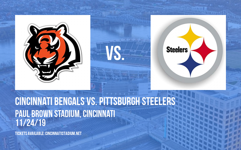 PARKING: Cincinnati Bengals vs. Pittsburgh Steelers at Paul Brown Stadium tickets PARKING: Cincinnati Bengals vs. Pittsburgh Steelers at Paul Brown Stadium