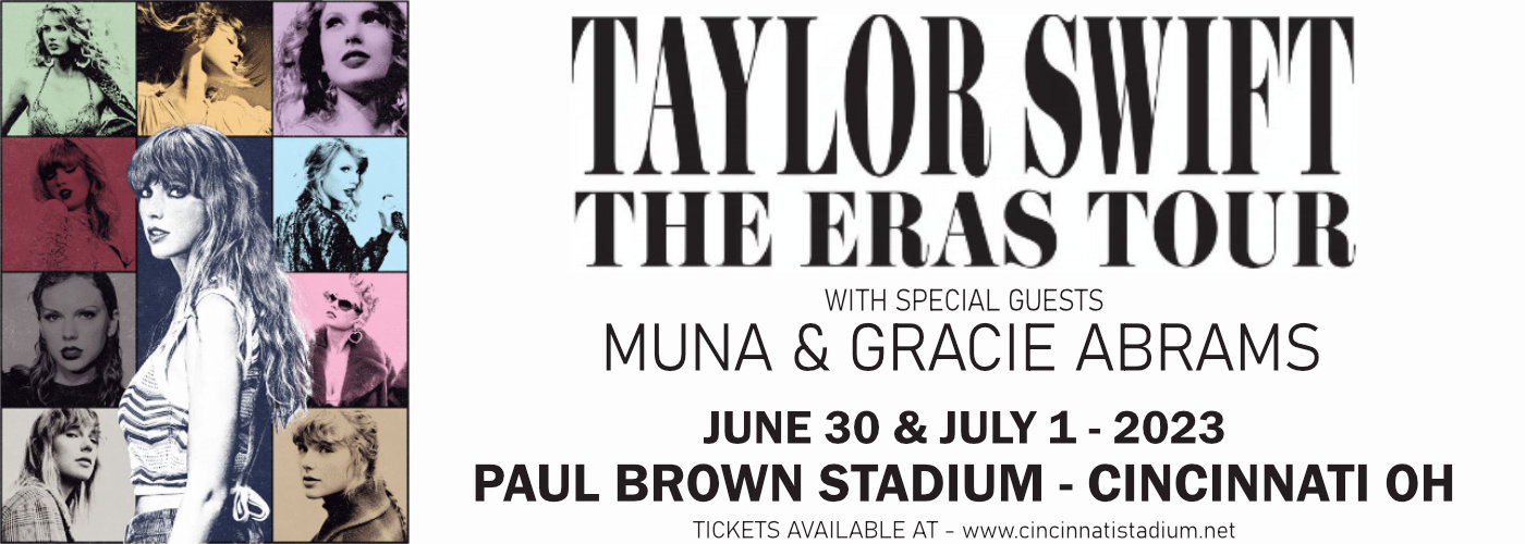 Taylor Swift, Muna & Gracie Abrams at Paul Brown Stadium