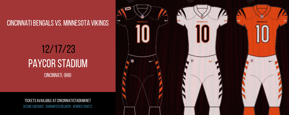 Cincinnati Bengals vs. Minnesota Vikings at 