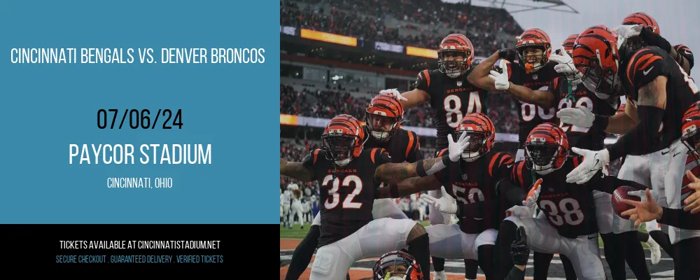 Cincinnati Bengals at Paycor Stadium